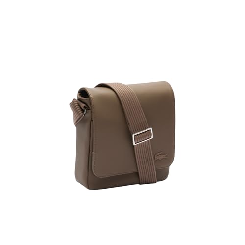 Lacoste Men's Classic Flap Close Shoulder Bag - Brown - Stylish and Versatile for Any Occasion
| Lacoste Men's Classic