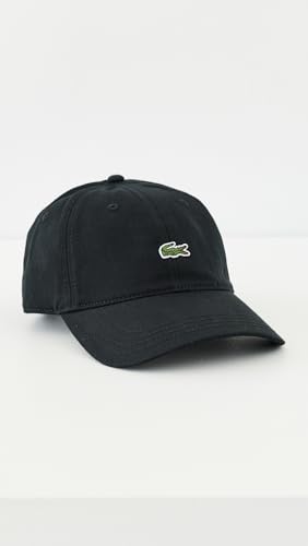 Lacoste Men's Organic Cotton Twill Cap - Breathable Summer Hat, Classic Style, Casual Wear, UV Protection, Adjustable Fi