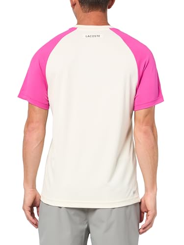 Lacoste Men's Ultra Dry Color-Block Tennis T-Shirt for Sport and Style
| Lacoste Men's Ultra Dry Color-Block Tennis T-S