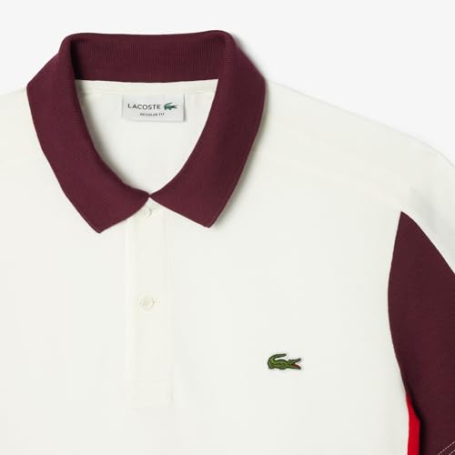 Lacoste Men's Regular Fit Short Sleeve Color Blocked Polo Shirt for Office Wear 
| Lacoste Men's Regular Fit Short Slee