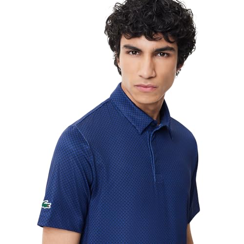 Lacoste Men's Short Sleeve Regular Fit Tennis Polo Shirt for Summer Activewear